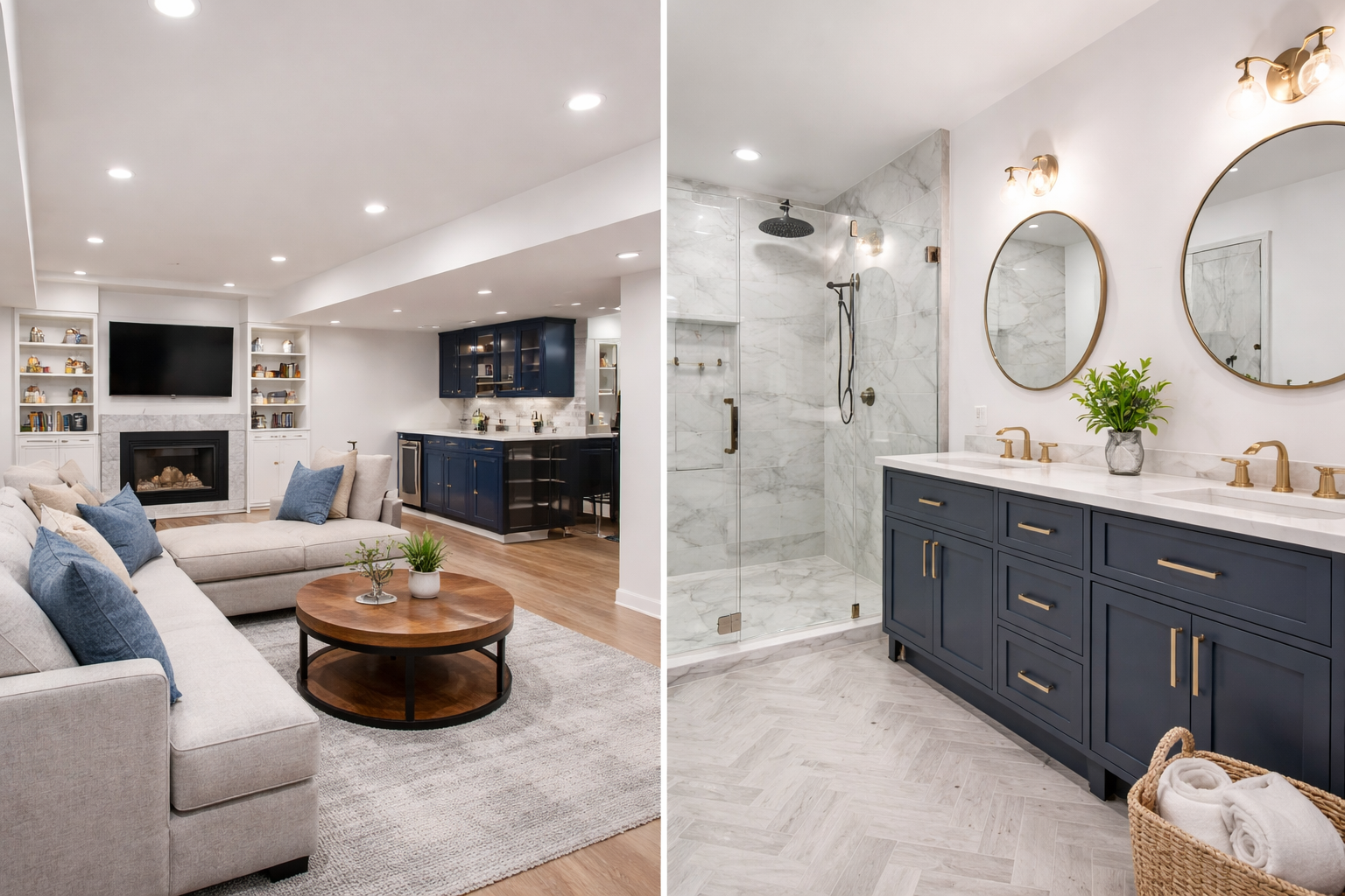 Basement Renovation North Jersey & Bathroom Remodel North Jersey